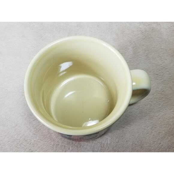 Susan Zulauf Soup Coffee Mug 3 1/4" Christmas Holiday Ceramic Yellow 14oz - Picture 11 of 15
